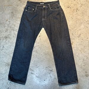 Mecca y2k dark denim pants jeans size 34